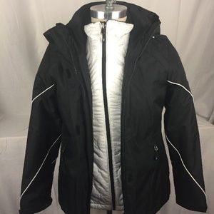 ZeroXposur  Womens Hooded 3 in 1 Systems Jacket S